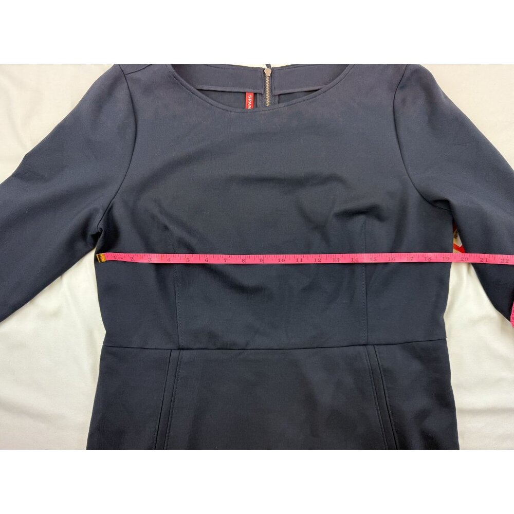 NWT Spanx Perfect A-Line 3/4 Sleeve Dress XL in Navy - Picture 8 of 8